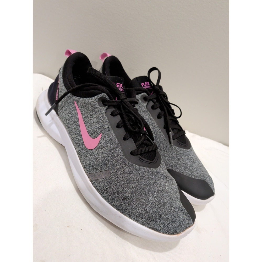 Nike Womens Flex Experience 8 AR4948-003 Gray Running Sneakers Shoes Sz 10 W